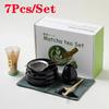 4Pcs 7 Pcs/set Japanese Matcha Blender Set Bamboo Whisk Matcha Brush Teaspoon Kiln Tea Set Beverage Shop Tea-Making Tools