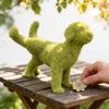 Garden Resin Dog Figurine For Outdoor Patio And Balcony Decor