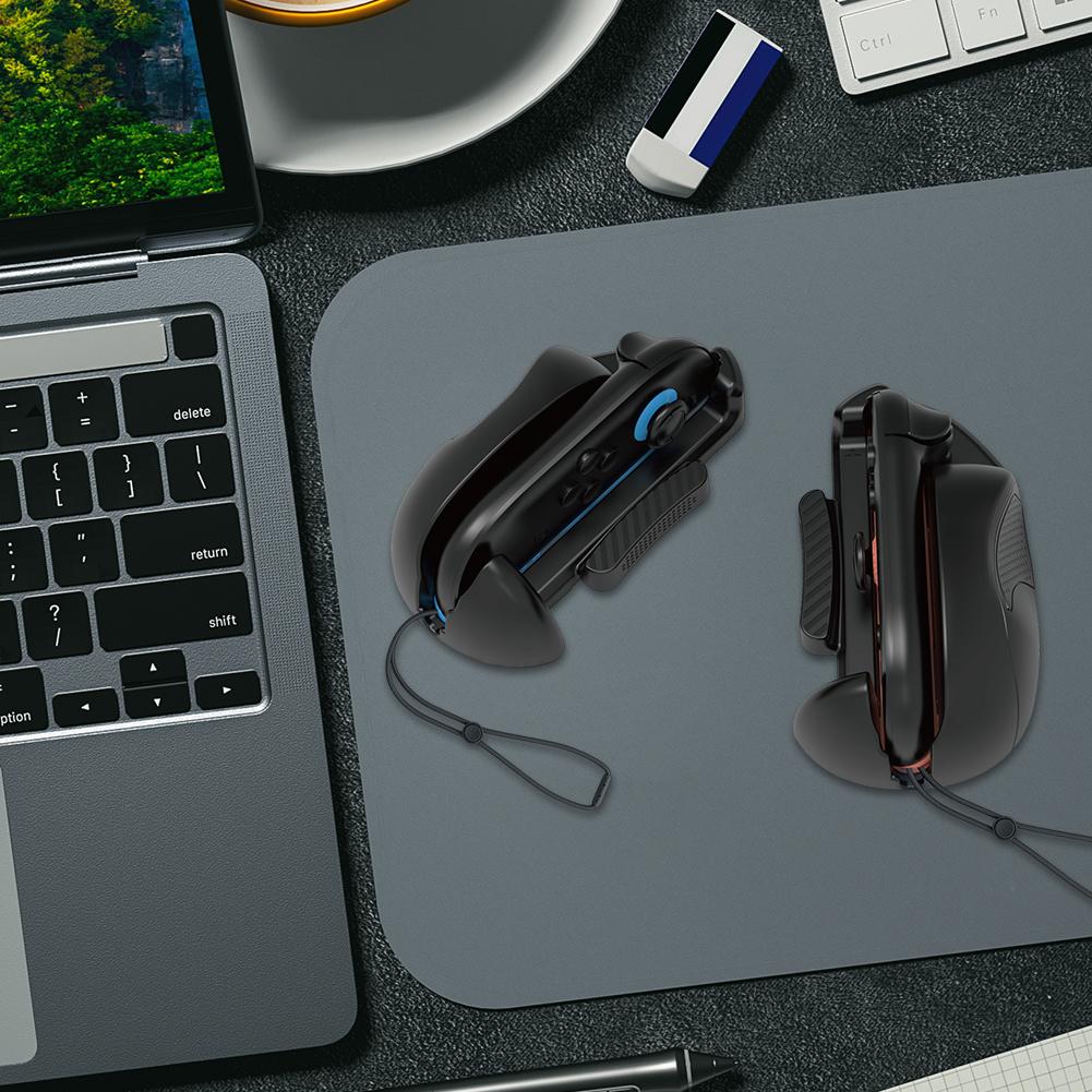 2Pcs Gaming Controller Mouse Ergonomic Left Right Controller Bracket Game Handle Case for Switch 2 Joy-Con