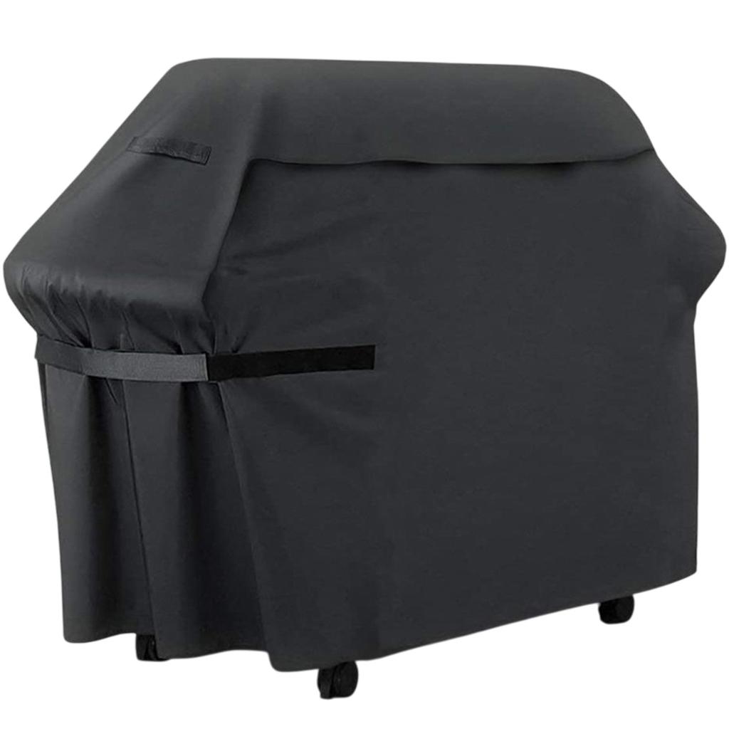 Waterproof BBQ Grill Cover for Outdoor Use with Secure Windproof Straps