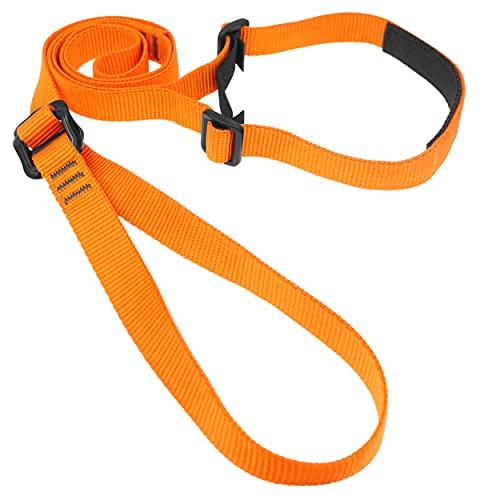 GM CLIMBING Adjustable Foot Loop, Orange, for Climbing, Arborist Rope Ascension, and Rescue
