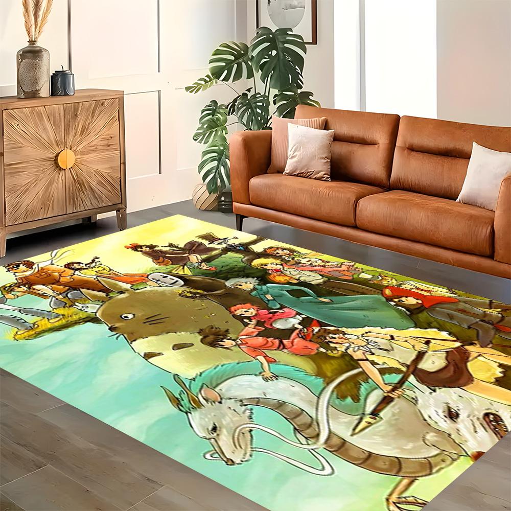 My Neighbor Totoro Fantasy for Living Room Rug, Bedroom, Study Room, Hallway Decoration, Perfect for Home Decoration or Holiday Gifts