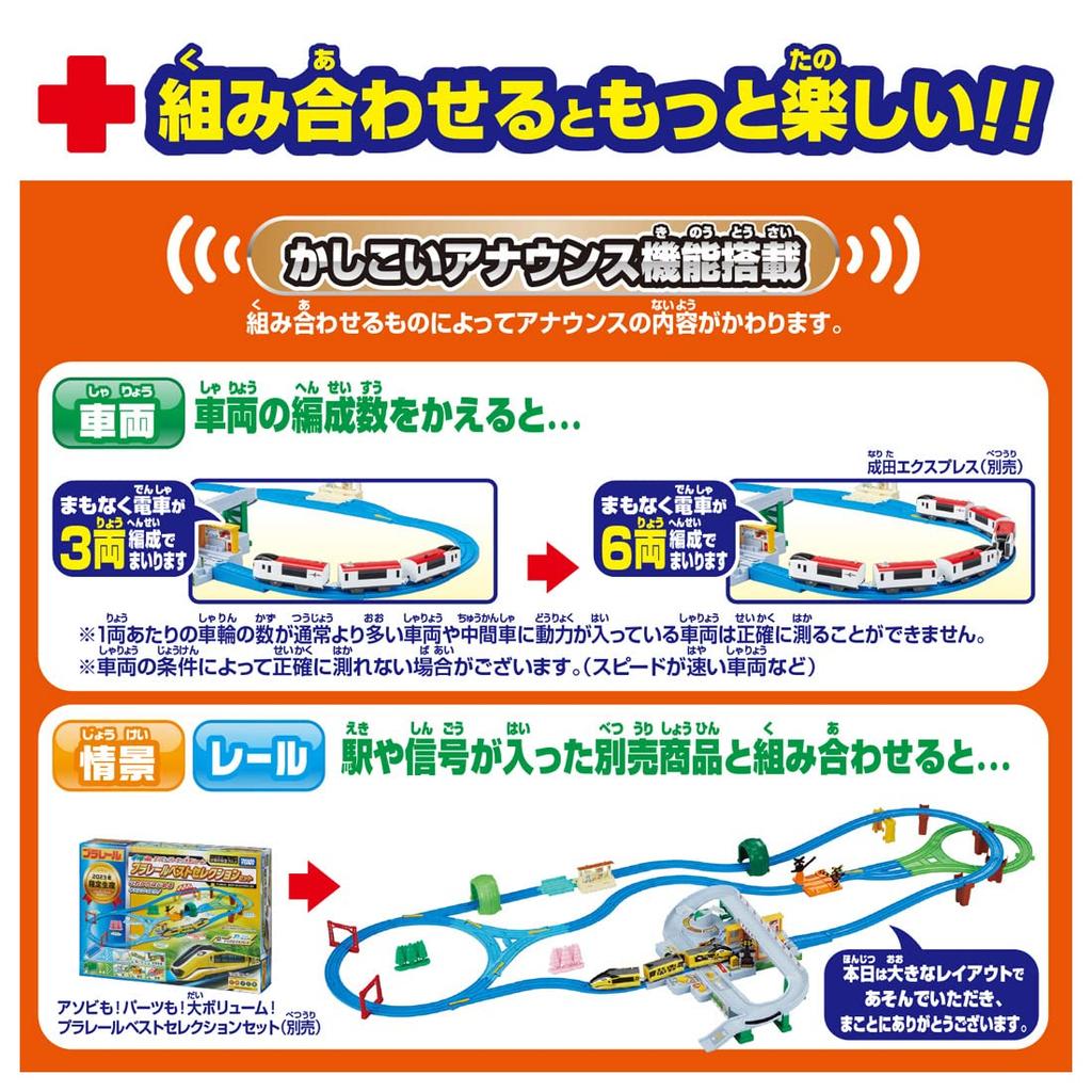 TAKARA TOMY 5. Spiel von Plarail mit Cross Cancan Railway Crossing DX Set-Jubiläum! Lasst uns Tomica machen! über!