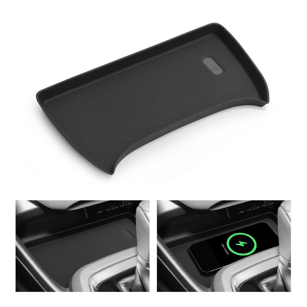 For Subaru Crosstrek 2025 Car Anti-Slip Pad Silicone Center Console Wireless Charger Interior Accessories Black