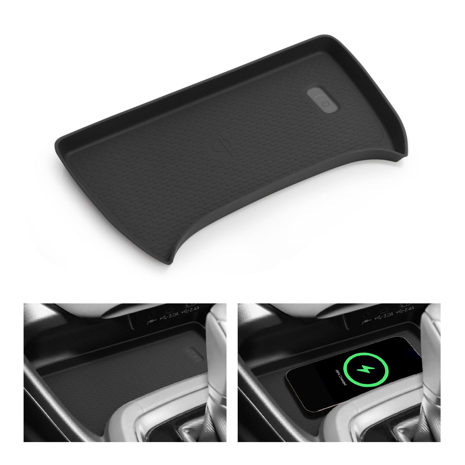 per Subaru Crosstrek 2025 Tappetino Antiscivolo per Auto Silicone Console Centrale Caricatore Wireless Accessori Interni Nero