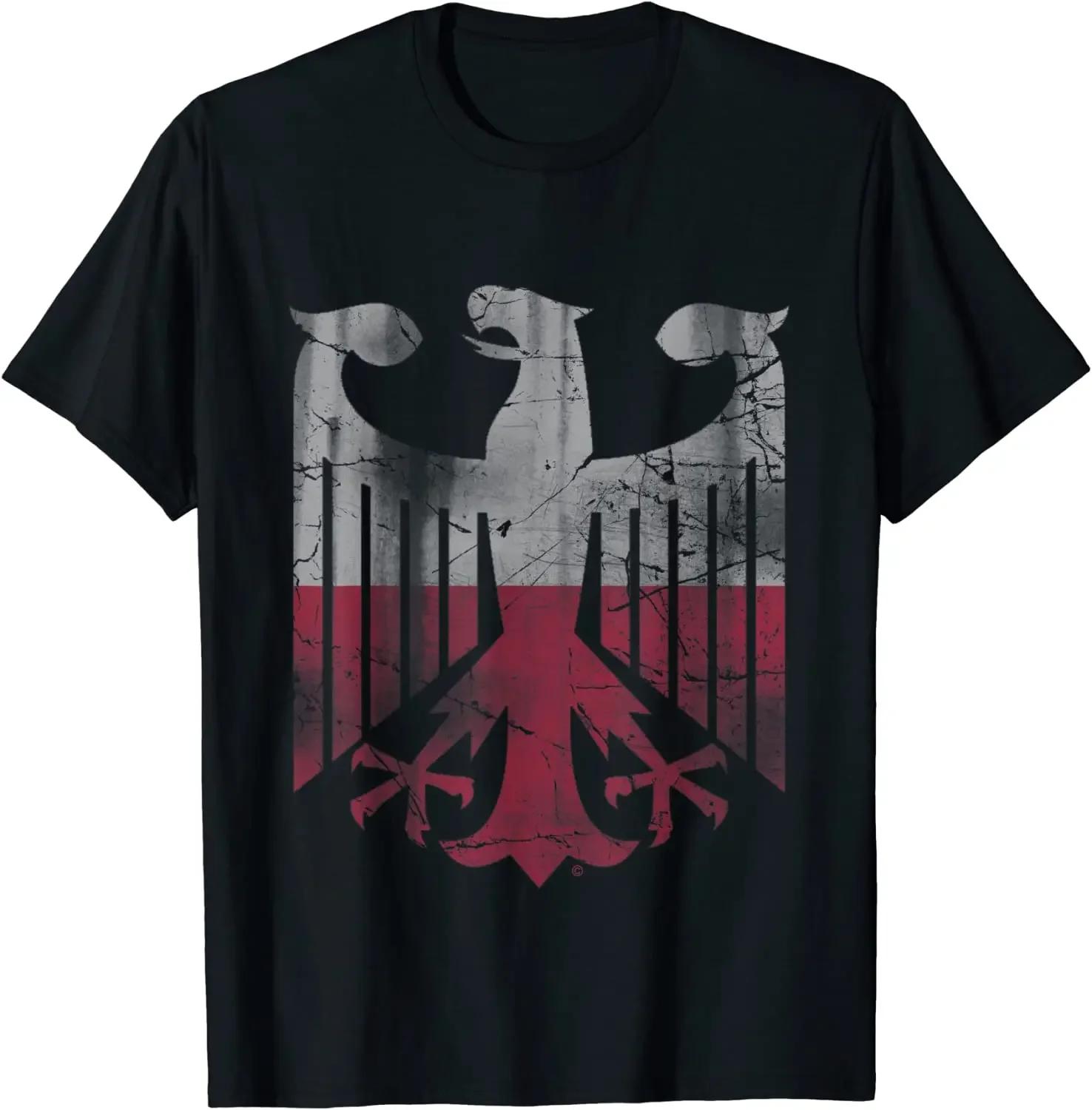 

Vintage German Polish Family Eagle Flag TShirt 100 Cotton ONeck Summer Short Sleeve Casual Mens Tshirt Size S3XL 4XL