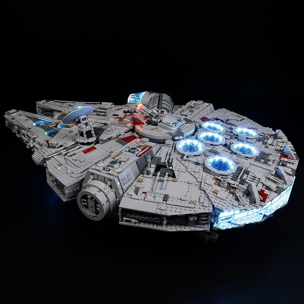 DIY LED Lighting Kit For Lego 75192 Millennium Falcon™ Light Kit Building Block Toy Decoration Adjustable Lighting Accessories