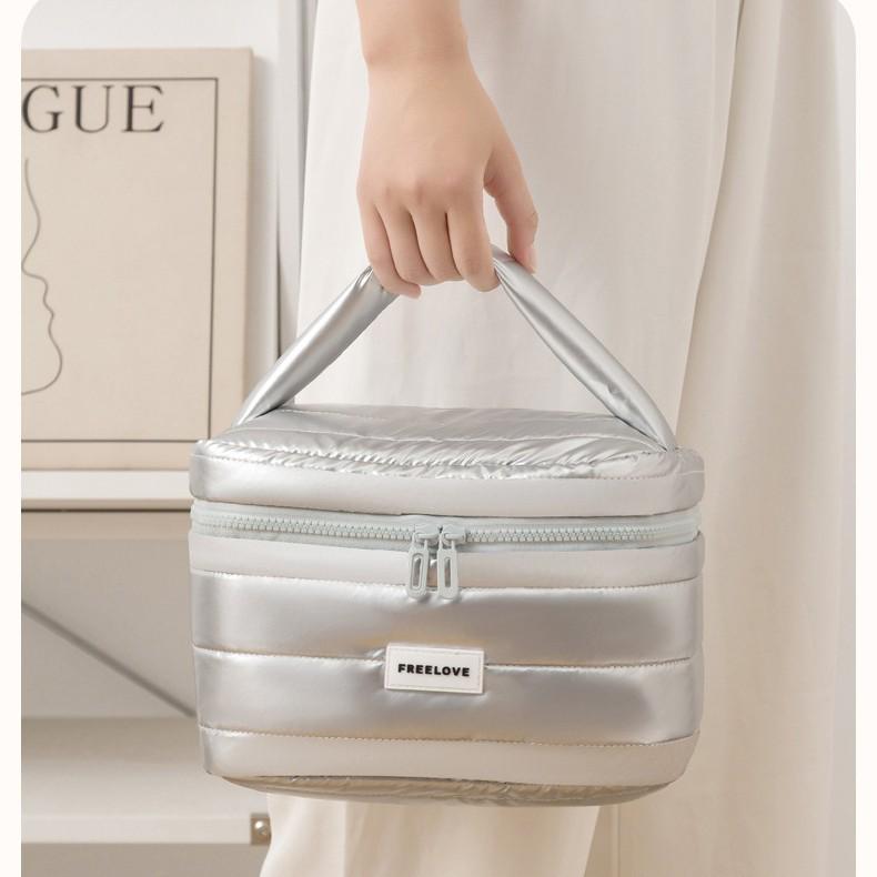 Women's Large Waterproof Makeup Bag - Portable, Ultralight, High Value Autumn Design