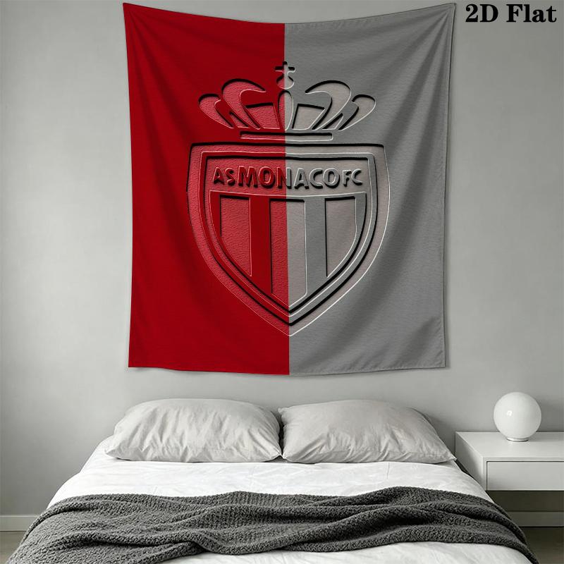AS Monaco F Wall Tapestry Aesthetic Wall Hanging Printed Fabric Blanket Decorative Tapestries for Bedroom Living Room Home Decor