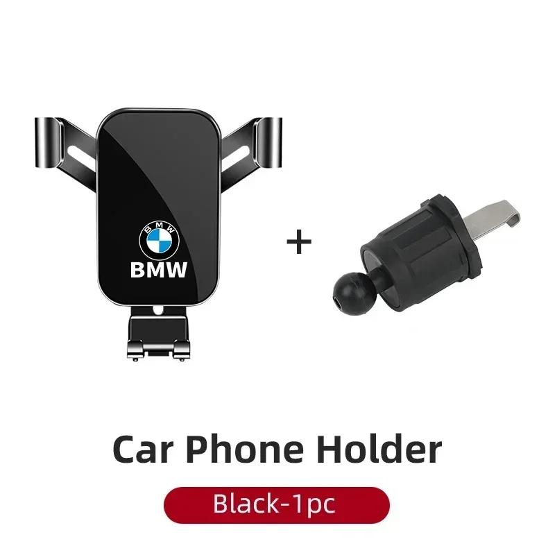 

-Автодержатель для телефона с гравитацией, крепление на вентиляционное отверстие, подставка для GPS для BMW 3 5 Серии X3 X5 G20 G32 F10 F30 G01 G05 E90 E46 F10 G30 G60 A Black-1pc