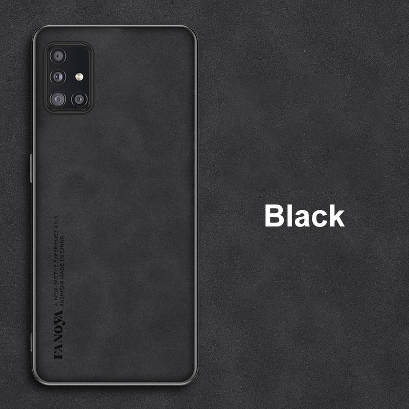 

Розкішний чохол з ПУ шкіри для Samsung Galaxy M51 A31 A51 A71 4G Чохол Матовий Силіконовий Захисний Чохол для Телефону для Samsung A51 A71 5G For Samsung A31 чорний
