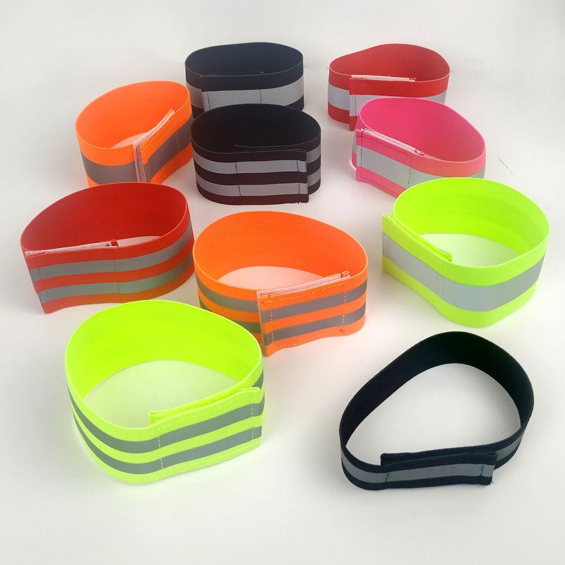 Reflective Sports Wristband for Night Running & Cycling