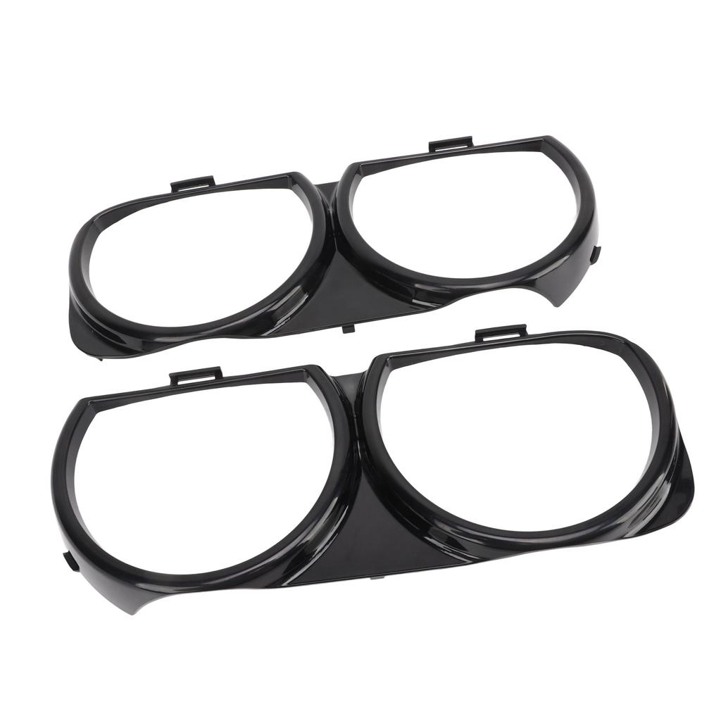 2PCs Car Front Lamp Headlight Bezel Trim 68259052AB Replacement For Dodge Challenger GT Scat Pack SRT 392