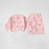 Girls' Autumn-Winter Bow Knit Cardigan & Pants Set