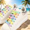Gradient Flat Creative Shoelaces Fashion Colorful Athletic Casual Sneaker Laces