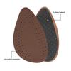Pointed Leather Forefoot Pad, High Heels, Soft Shock-absorbing Half-size Pad, Soft Anti-wear Invisible Anti-slip Forefoot Pad for Men and Women