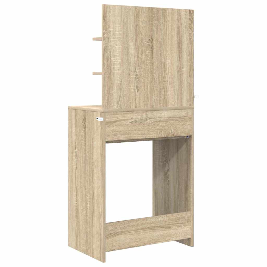 Bedroom Dressing Table Sonoma Oak 80 x 39.6 x 135 cm