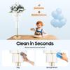 4 Tier Gold Acrylic Flower Stand for Wedding Party Decoration, Modern Display Rack with Sturdy Base for Home Event Centerpiece