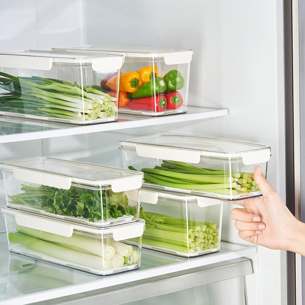 Kitchen Storage Box Refrigerator Whole Piece Preservation Artifact Thickened Noodle Box Egg Preparation Sealed Organization Box