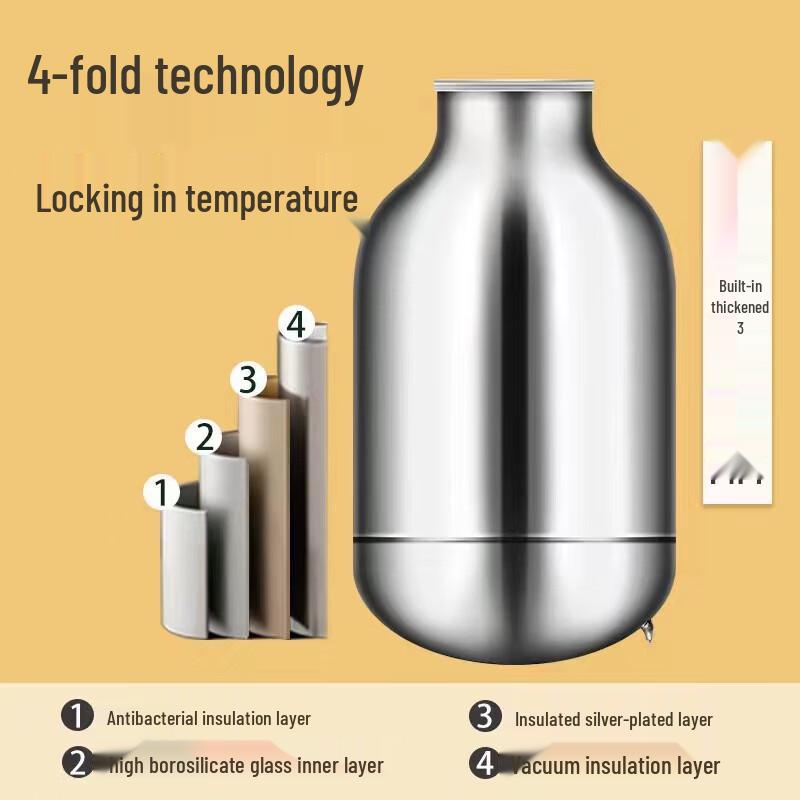 Mailang Smart Digital Display Insulated Thermos Pot