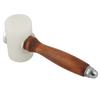 T Shape Leather Nylon Hammer Wood Handle Leather Carving Mallet Craft Tool