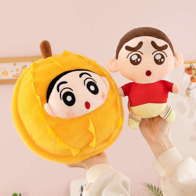Durian Xiaoxin Plush Toy Durian Transforms Into Crayon Xiaoxin Doll Doll Grab Machine Gift Exchange