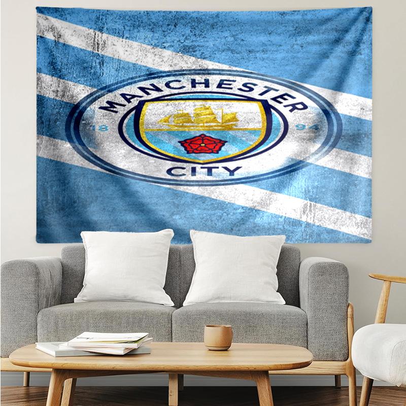 City Football Club Printed Printed Tapestry, for Bedroom,Livingroom, dormitory, Large Wall Decor, Fabric Decor Fan Birthday Gifts