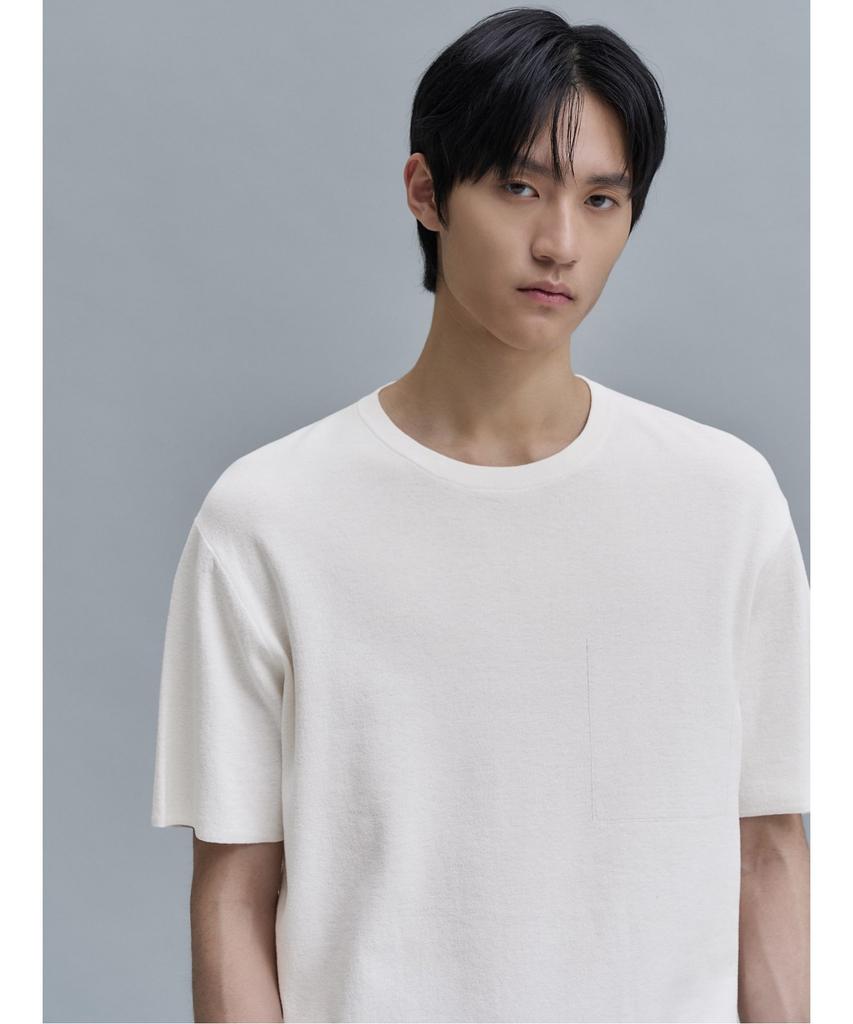 SHIFT.G Cotton Crewneck Sweater White
