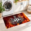 Flannel Kitchen Mat Newcastle United Football Soft Area Rug Non Slip Floor Carpet Home Decoration