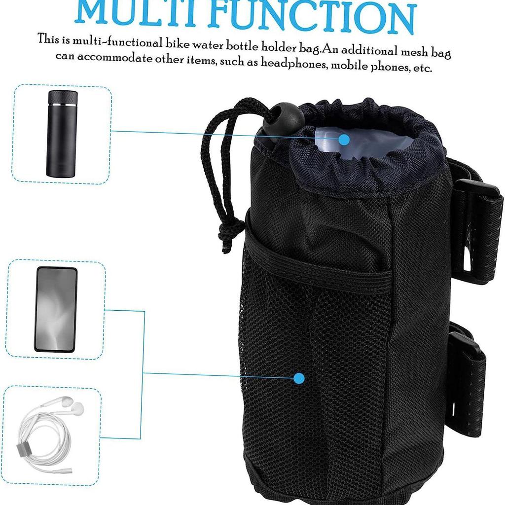 Outdoor Bicycle Water Bottle Holder - Cycling Cup Storage Bag