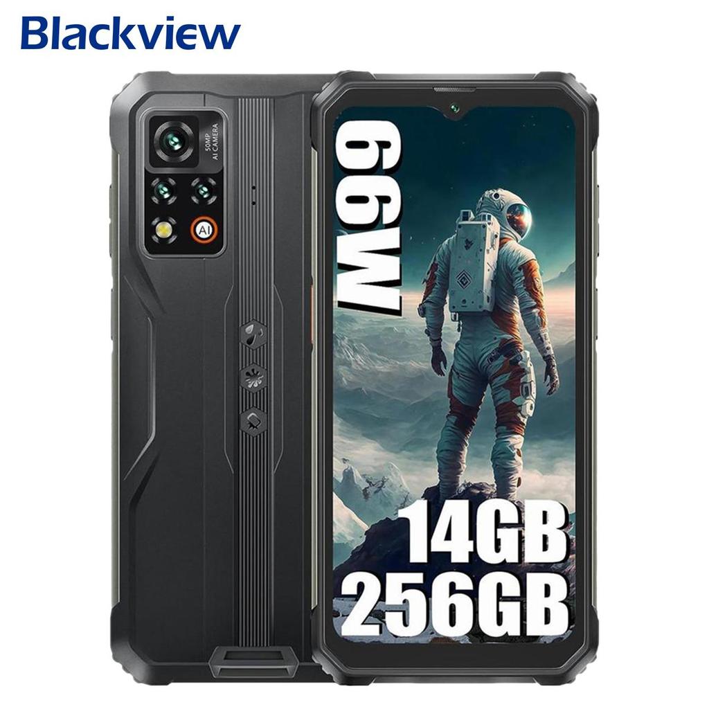Blackview BV9200 Rugged Smartphone, Cellphone, Android 12 Mobile Phone, 8GB 256GB, 66W Fast Charge, G96,120HZ