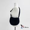 Cloud Bubble Pom-Pom Mini Crossbody Bag (5 Colors)
