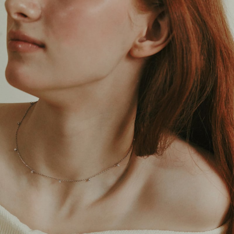 

OVT-U Cube Chain Necklace Gold