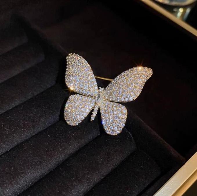 Women Fashion Panda Pins Elegant Exquisite Bird Multifunctional Flower Brooch Best Party Gift Butterfly Jewelry