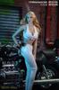 Scale Figure Motorcycle Suit Sexy Beauty for Women White Motorcycle Clothes Leather Corset and Pants Set Head and Shoes Not [TOYBARJAPAN] 1/6