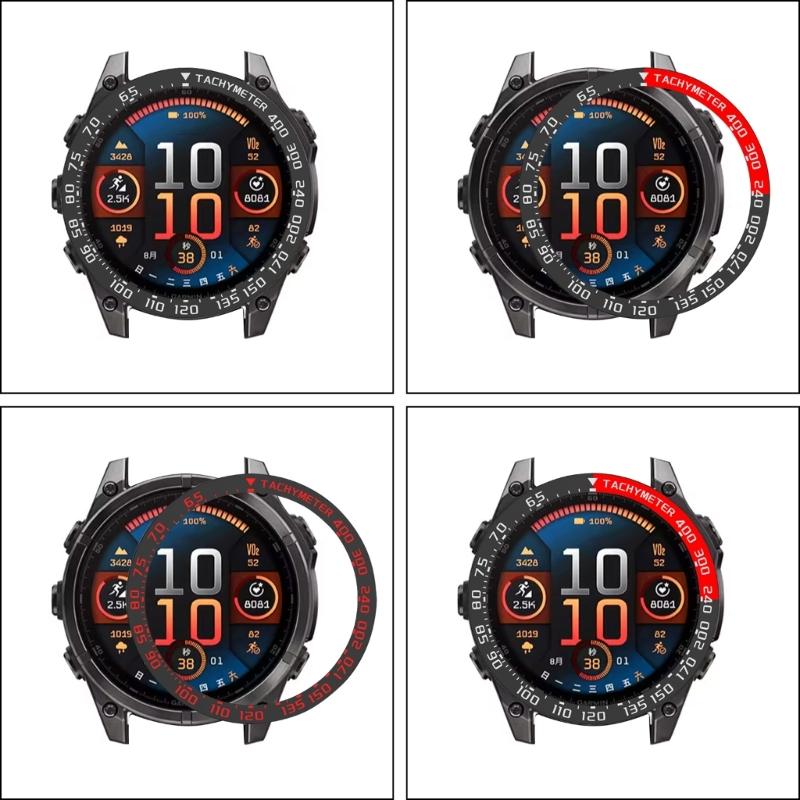 Stainless Watch Frame Bumper Shell for 8 51mm Protector Cover Smartwatch Scratchproof Housing Bezel Rings Cover