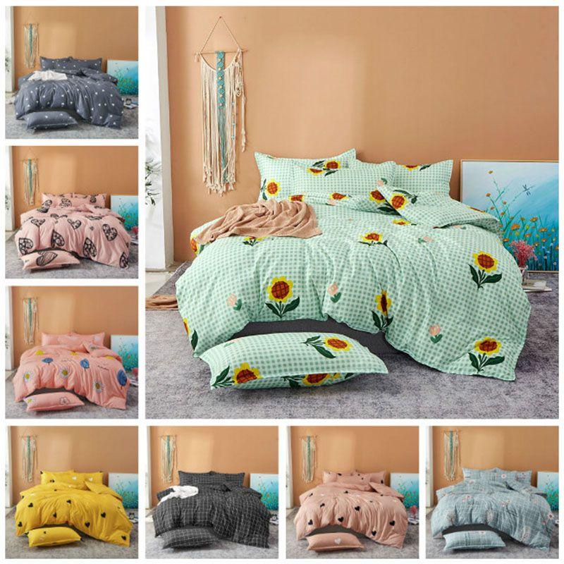 Elegant Floral Bedding Set With Beautiful Print Duvet Cover And Pillowcases For Single And Queen Beds