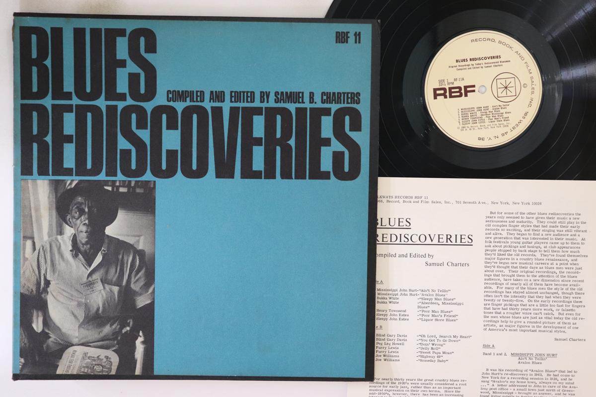

LP Record VARIOUS - Blues Rediscoveries RBF11,RF11 RBF 1966 US Blues Used