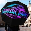 Jurassic Dinosaurs Adventure Umbrella Folding umbrella, automatic umbrella 8-Frame for Travel, camping Use Gift for Halloween Christmas