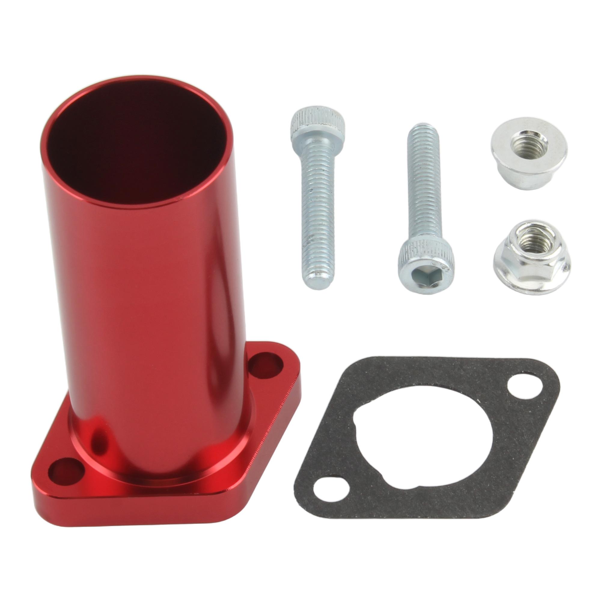Motorcycle Carburetor Interface Universal for Mikuni VM22 PZ19 PZ26 Carb Accessories CNC Intake Pipe Manifold Dirt Bike Adapter красный фото