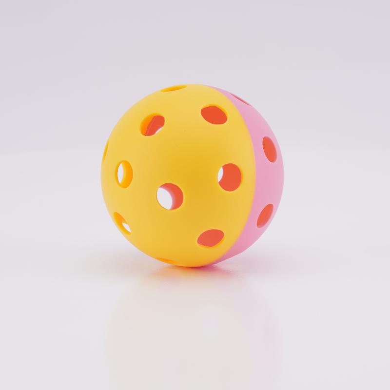 Indoor Pickleball Balls Paddle Ball 72Mm Pickleball Sport Training Practice Plastic Pickleball Hollow Balls
