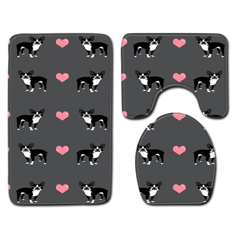 Animal Tree Print Bathroom Decorative Carpet Non-Slip Floor Mat Door Mat