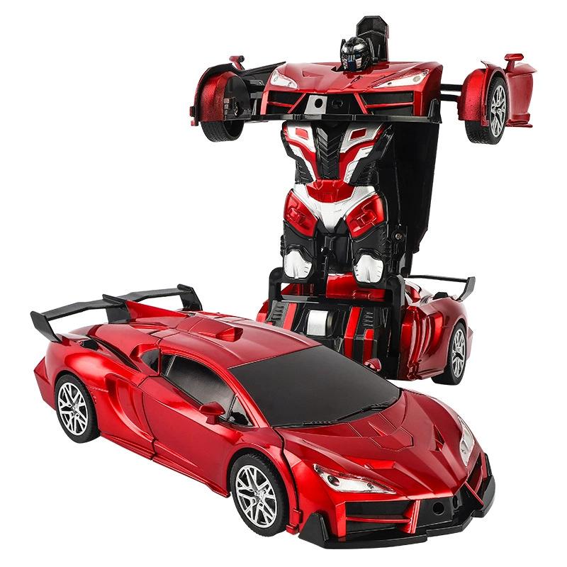 Coche teledirigido con sensor de gestos, robot transformable 2.4G, juguete interactivo para niños