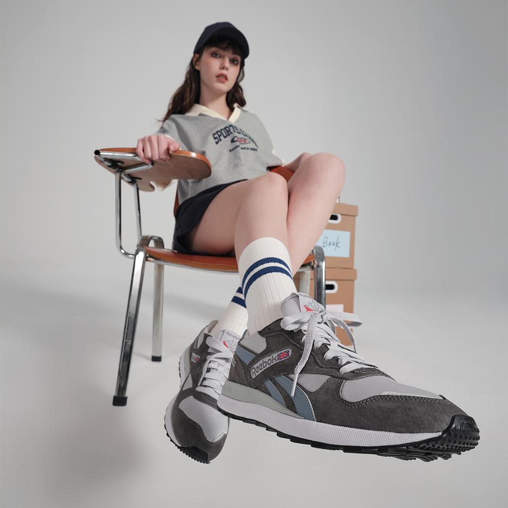 Reebok DL5000 Szare Vintage Niebieskie Unisex Sneakersy Czysto-Szare-Sześć Czysto-Szare 100075208