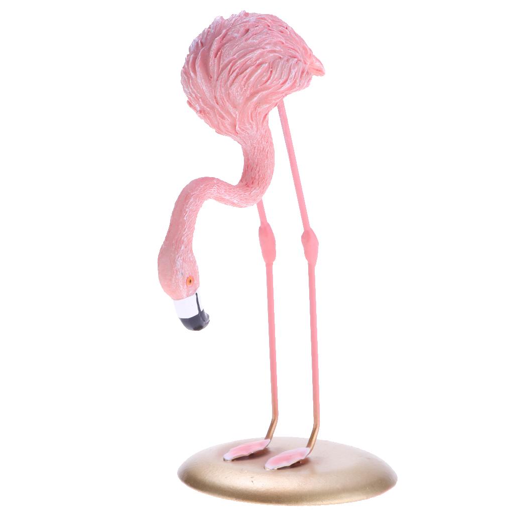 Female Flamingo Novelty Ornament European Statue Figure Indoor Decoration Home Centerpiece Garden Lawn Decor