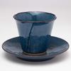 Mino Ware Cup and Saucer Sea Cucumber W30130