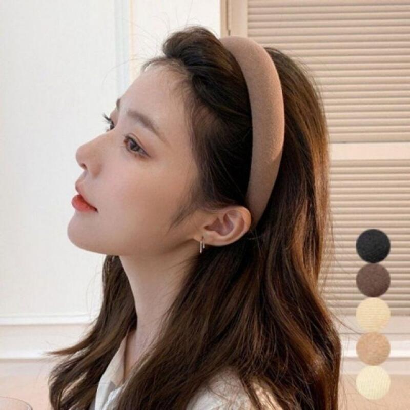 Volume embossed headband Jin Brown