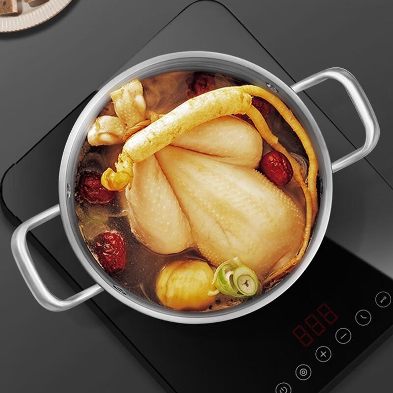 KOBACH New European Style 304 Stainless Steel Soup Pot 22cm