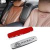 Car Wheel Cap Steering emblem Shell Sticker Chrome Emblem For Maybach Hood Lay Stand Logo S500 S600 V12 Side Fender Trunk Badge1 gos0