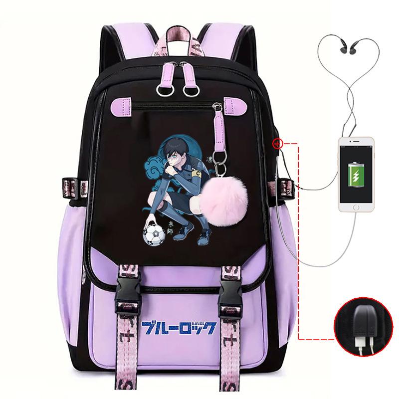 Blue Prison Anime Peripheral Ridge Backpack Seijiro Fashion Student School Bag Large Capacity